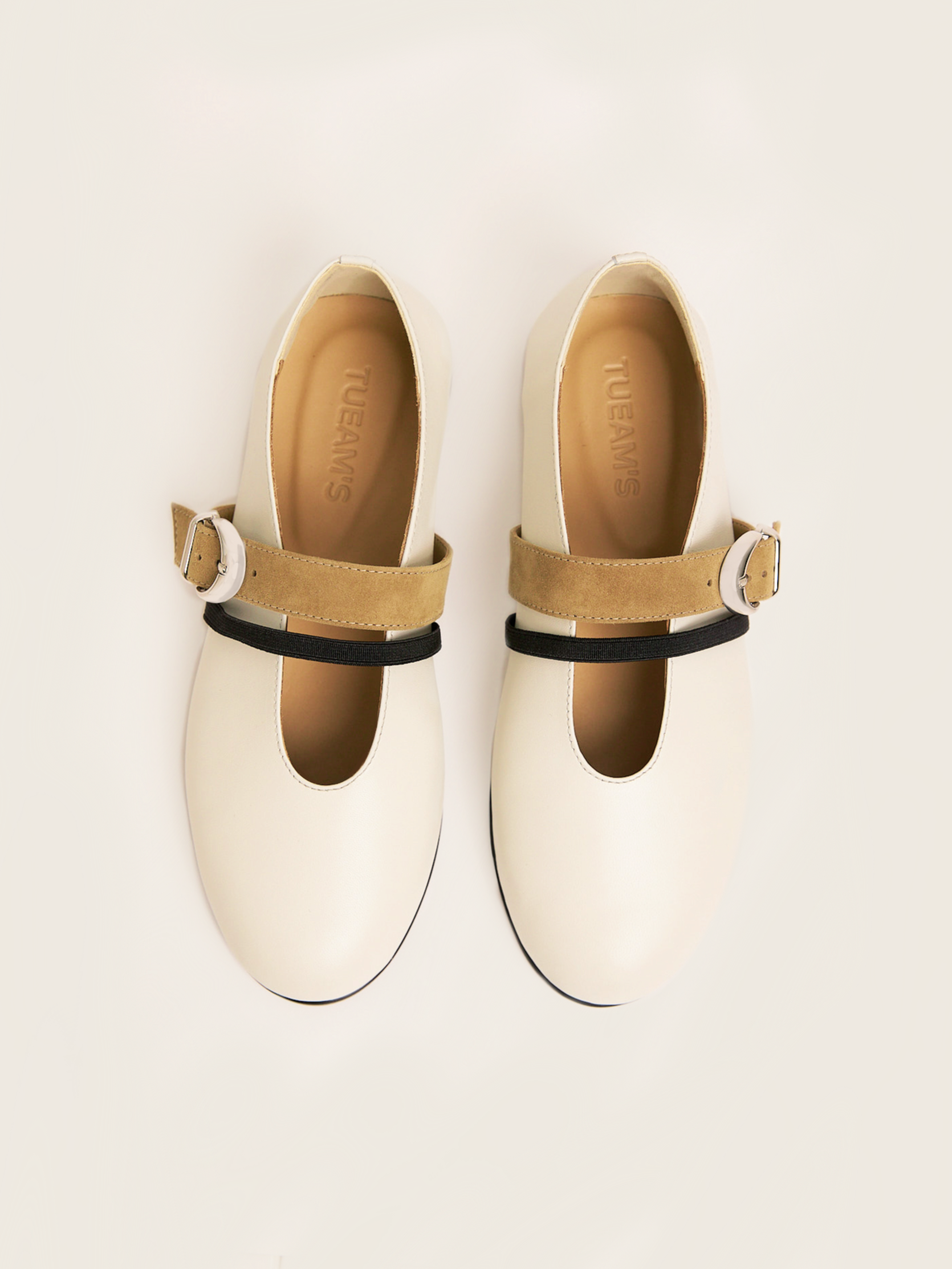 Ballet flats Seanlly in milk