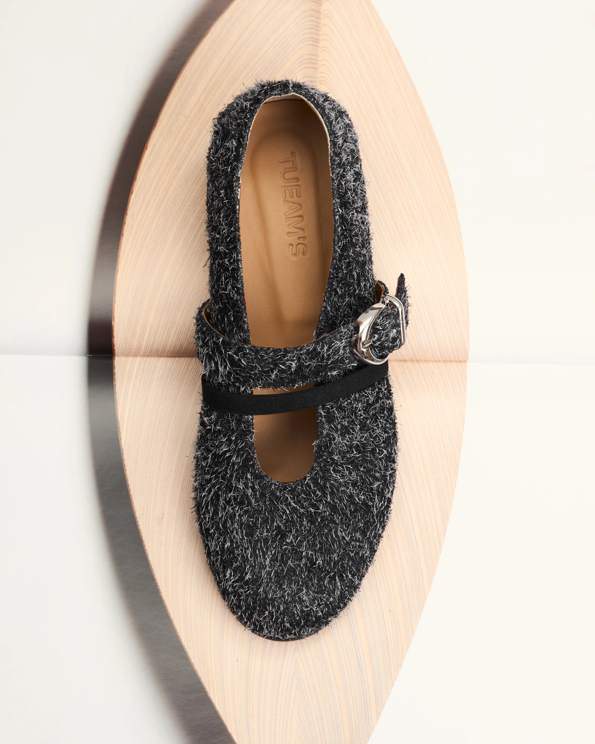 Seanlly ballet flats in grey suede